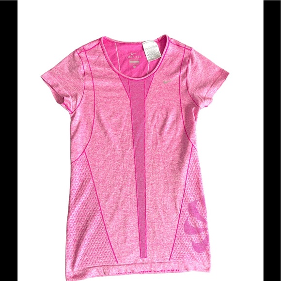 Nike Pink Dri-fit Running Shirt - Size XS - Picture 4 of 8